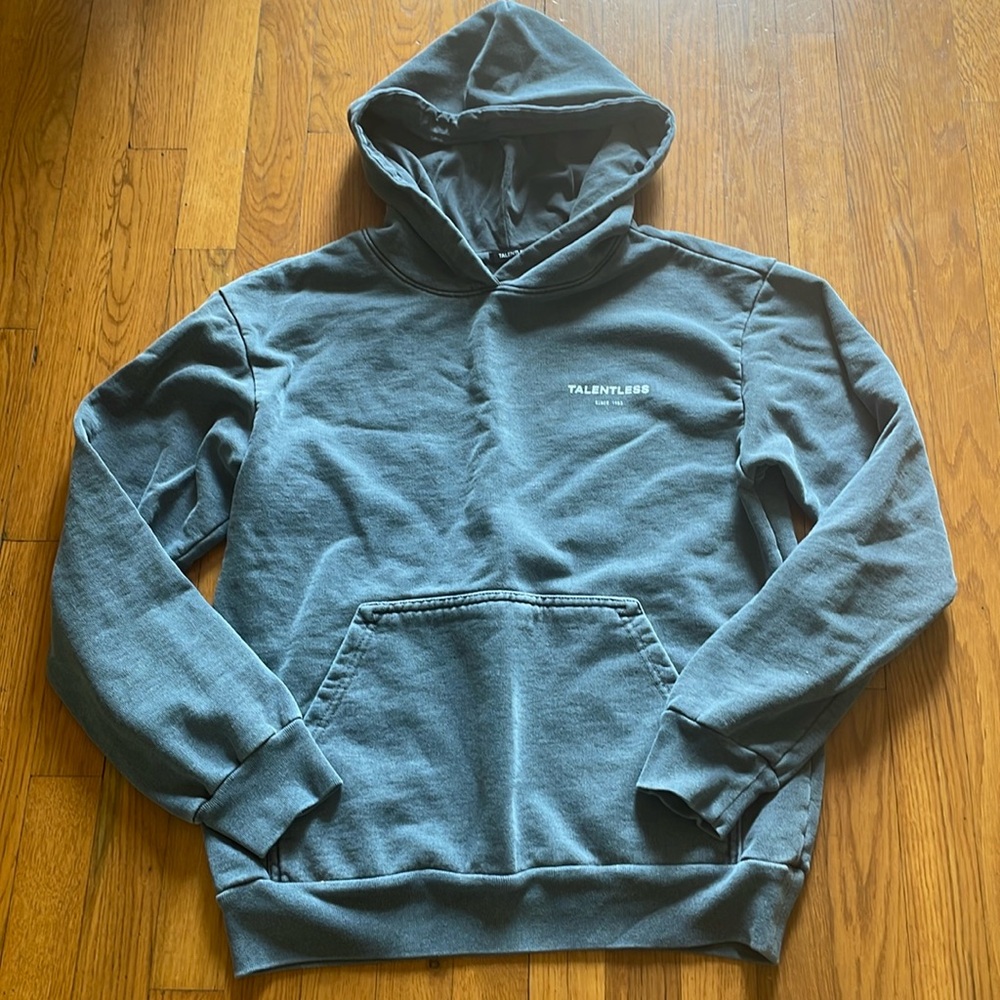 Talentless Gray Hoodie size medium